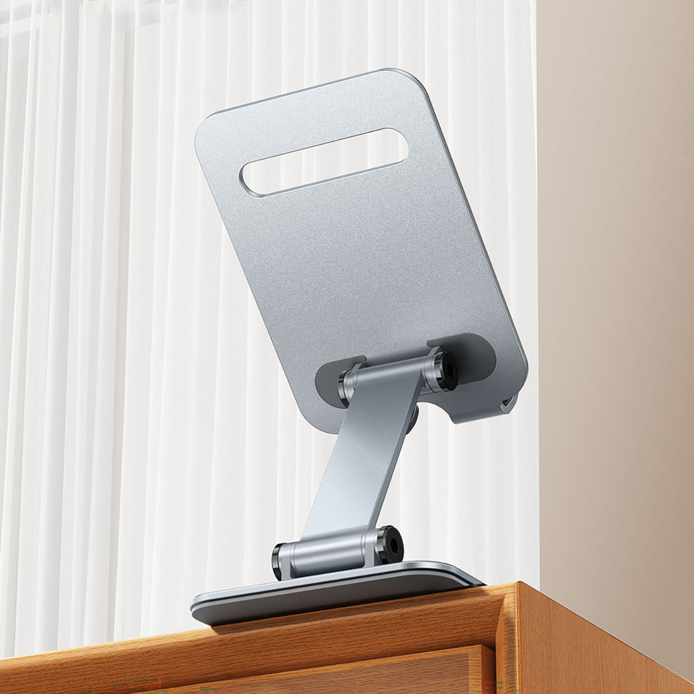 Orico PS2 foldable phone stand, 360° rotating - silver_2
