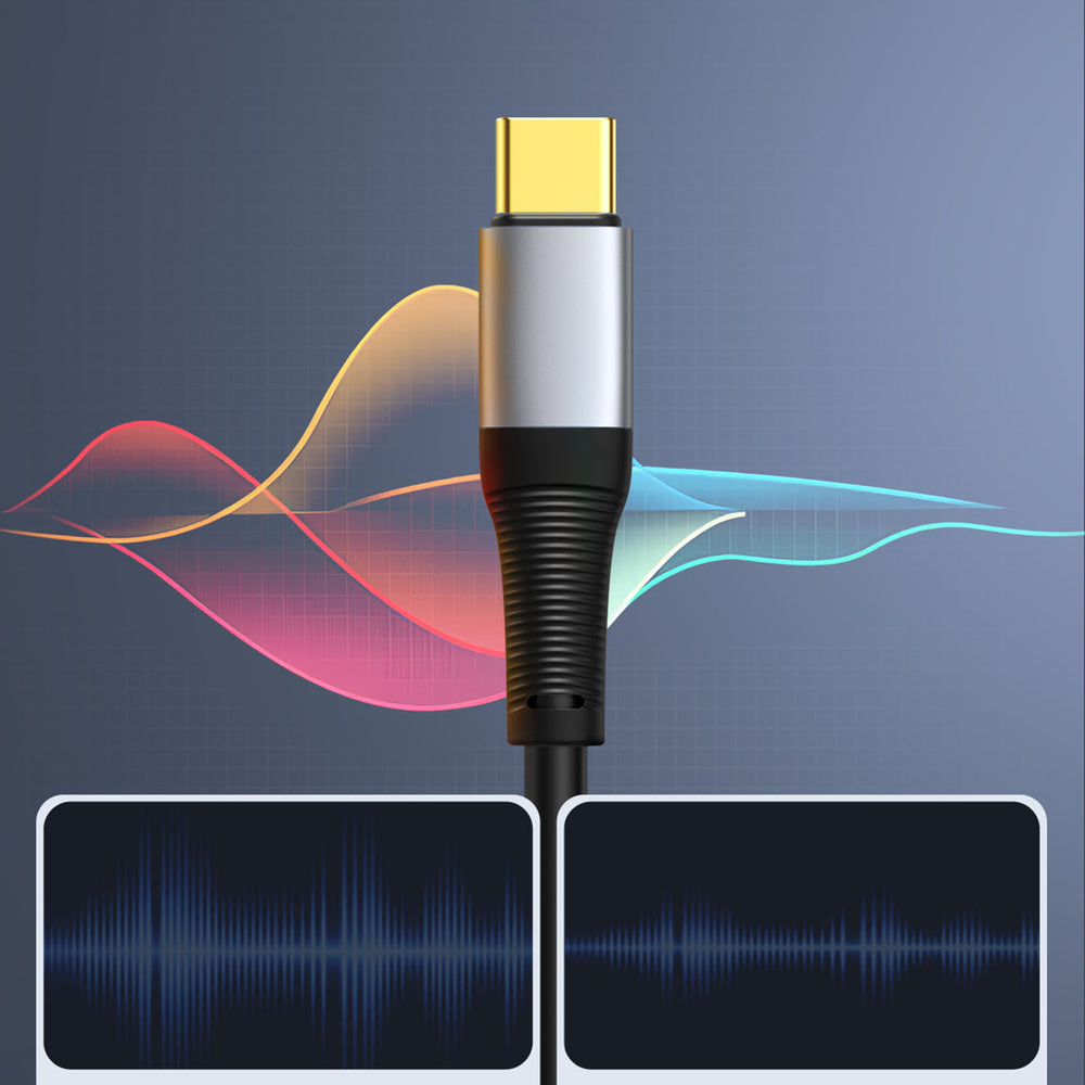 Orico AXC-02 USB-C to 3.5 mm jack audio cable 20 cm - black_2