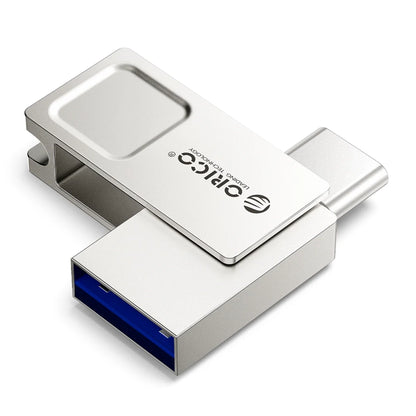 Orico U301 64GB USB-A USB-C USB 3.2 Gen 1 Pendrive - Silver_0