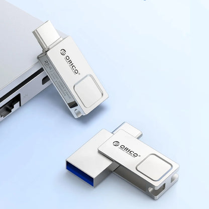 Orico U301 256 GB USB-A USB-C USB 3.2 Gen 1 Pendrive - Silver_1