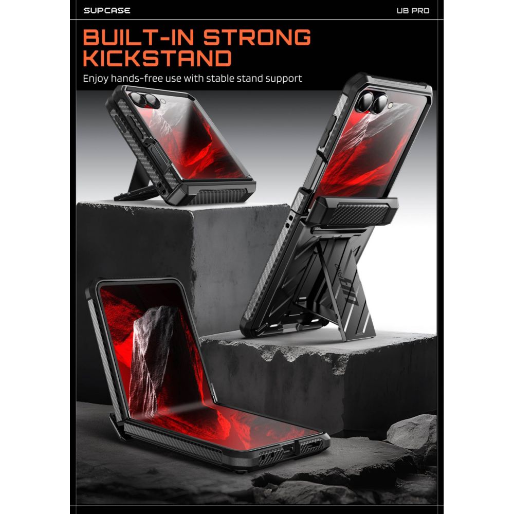 Supcase Unicorn Beetle Pro Case for Samsung Galaxy Z Flip 8 - Black_4
