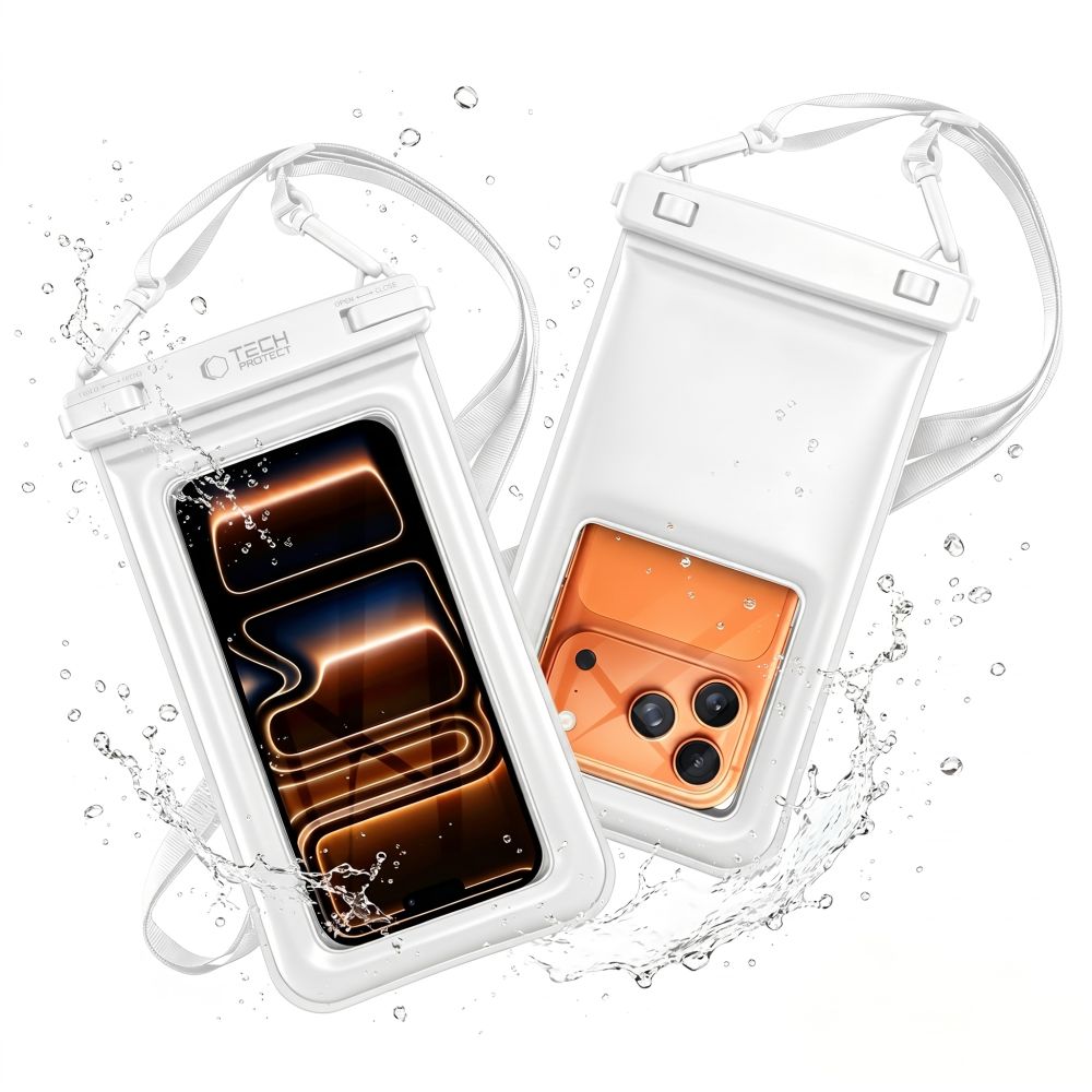 Tech-Protect UWC7 6.9" Waterproof Case - White_0
