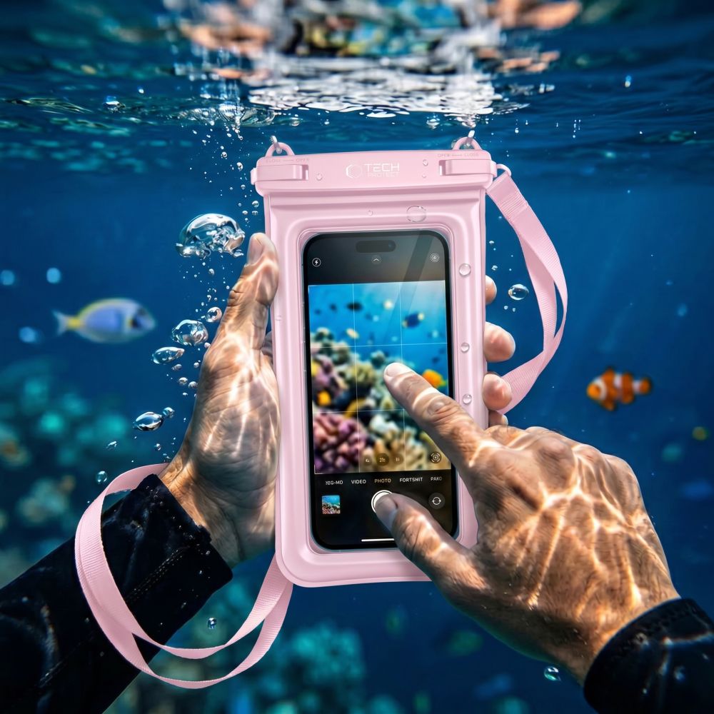 Tech-Protect UWC7 6.9" waterproof case - pink_8