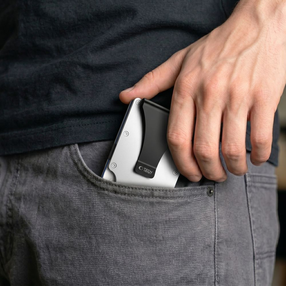 Tech-Protect Thorn RFID Wallet - Silver_4