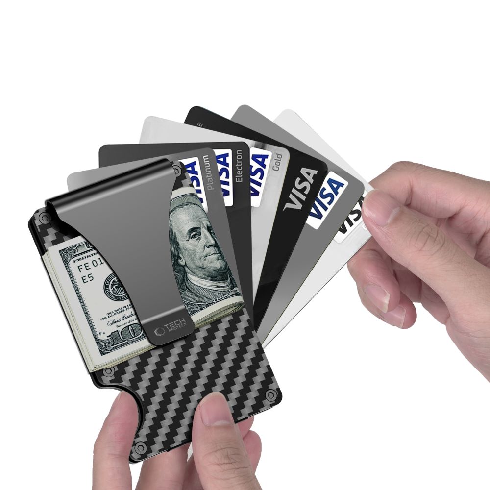 Tech-Protect Thorn RFID Carbon Wallet - Black_1