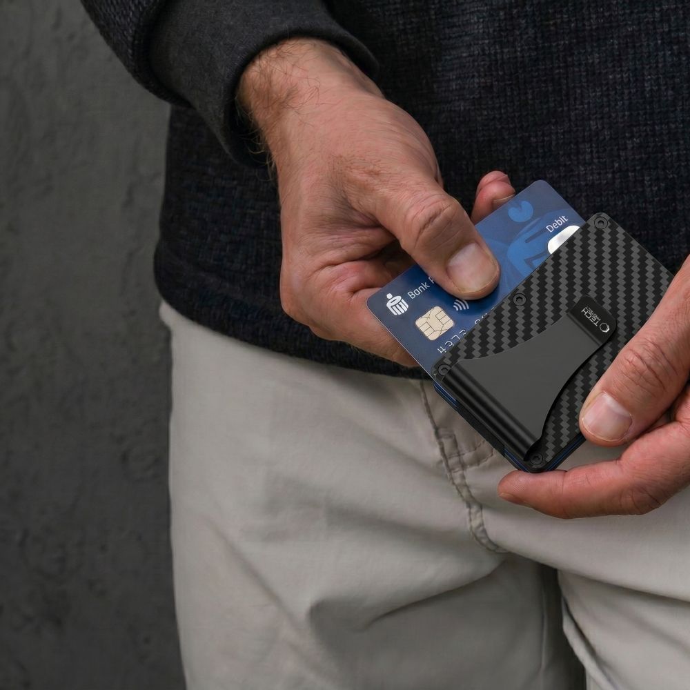 Tech-Protect Thorn RFID Carbon Wallet - Black_6