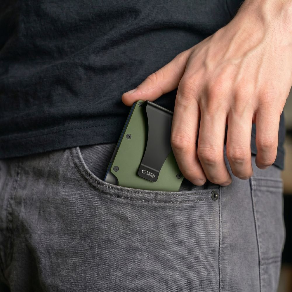 Tech-Protect Thorn RFID Wallet - Green_4
