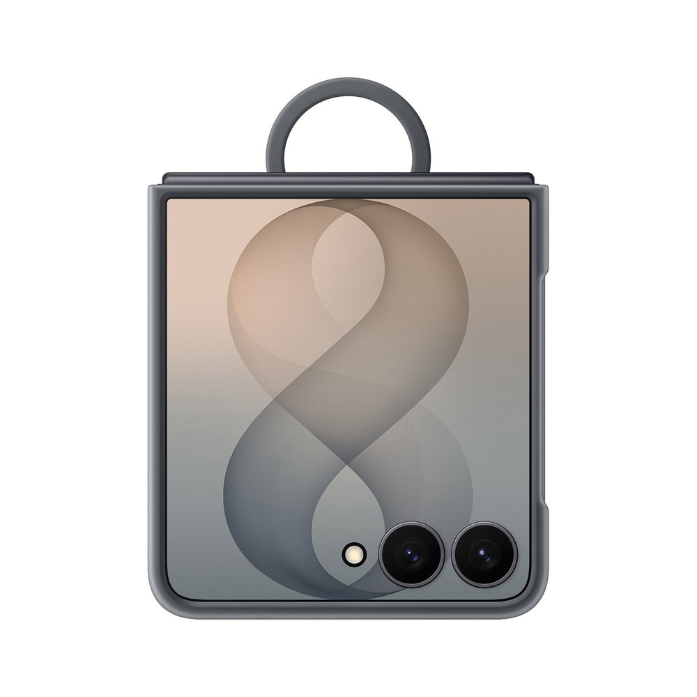 Silicone Ring Magnet Case for Samsung Galaxy Z Flip8 F776, Black EF-EF776CBEGWW _3