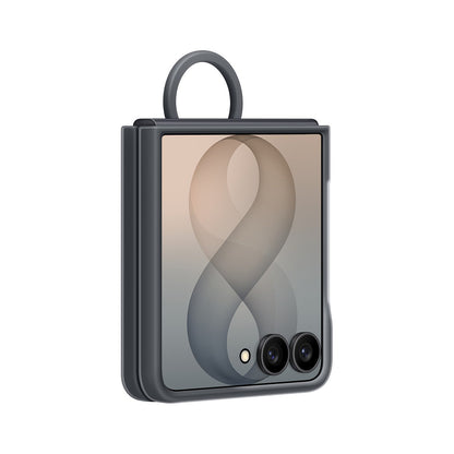 Silicone Ring Magnet Case for Samsung Galaxy Z Flip8 F776, Black EF-EF776CBEGWW _4