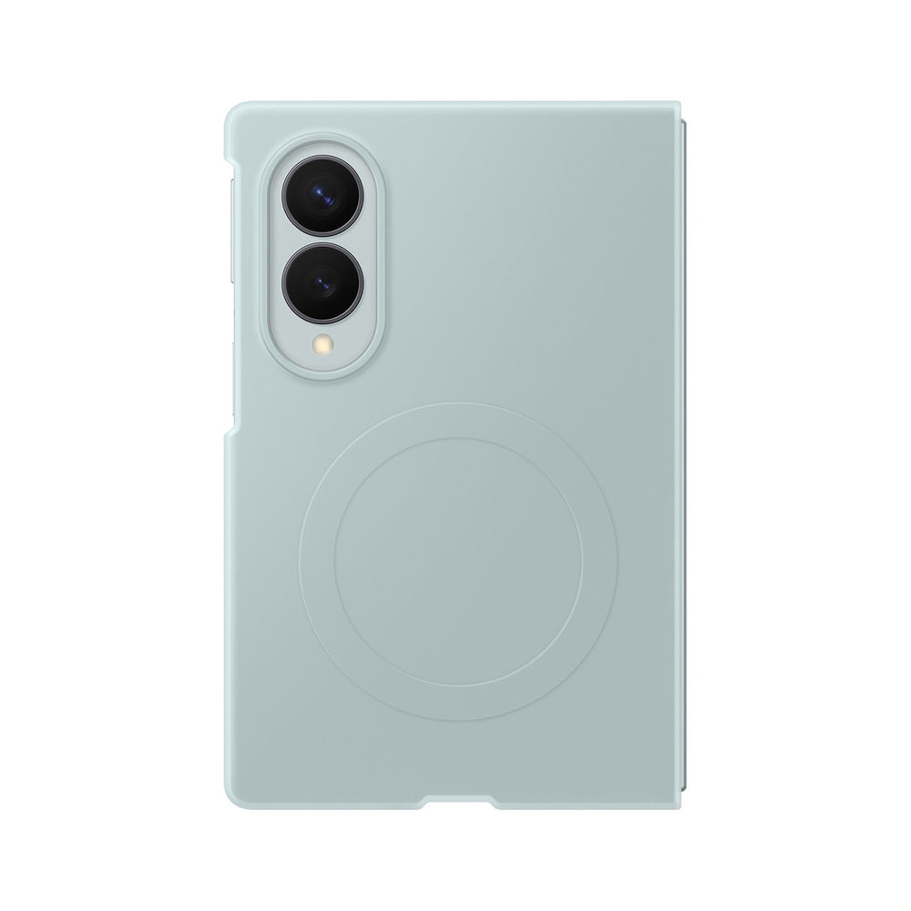 Samsung Silicone Magnet Case for Samsung Galaxy Z Fold 8 compatible with MagSafe + 2 anti-reflective films - green_2