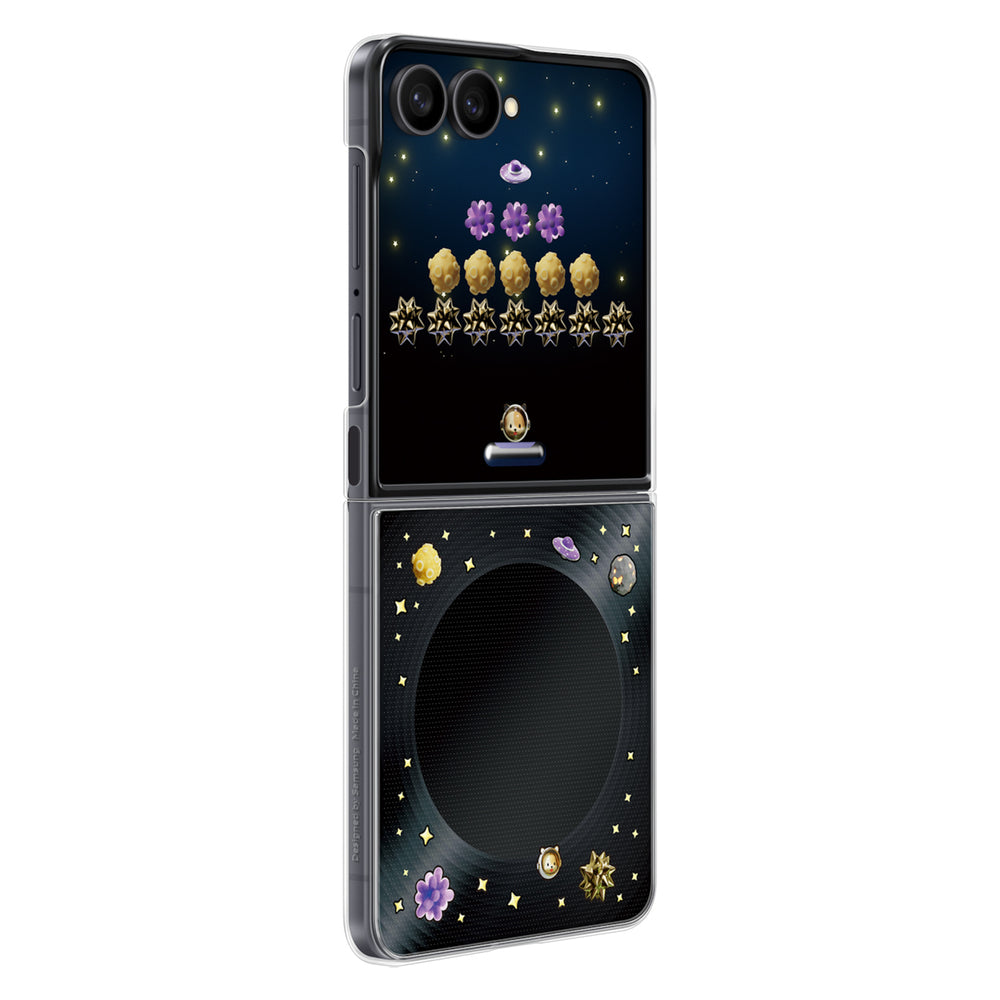 Samsung Flipsuit Case for Samsung Galaxy Z Flip 8 with Interactive LED Card - Black_0