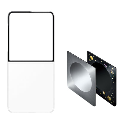 Samsung Flipsuit Case for Samsung Galaxy Z Flip 8 with Interactive LED Card - Black_4