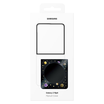 Samsung Flipsuit Case for Samsung Galaxy Z Flip 8 with Interactive LED Card - Black_5