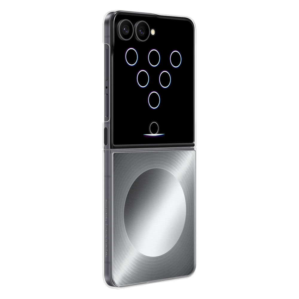 Samsung Flipsuit Case for Samsung Galaxy Z Flip 8 with Interactive LED Card - Gray_0
