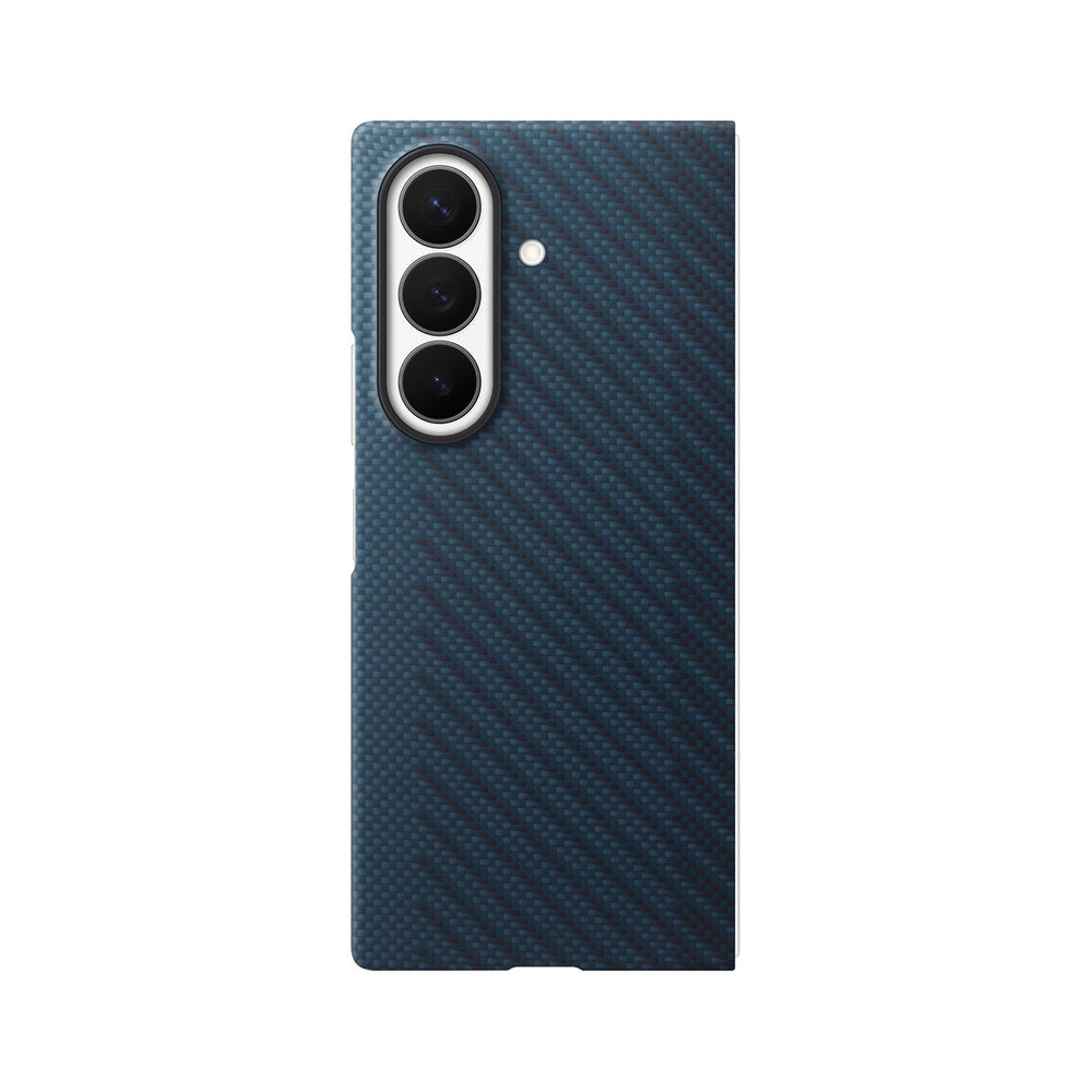 Samsung Carbon Magnet Case for Samsung Galaxy Z Fold 8 Ultra compatible with MagSafe + 2 anti-reflective films - navy blue_2