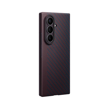 Samsung Carbon Magnet Case for Samsung Galaxy Z Fold 8 Ultra compatible with MagSafe + 2 anti-reflective films - red_1