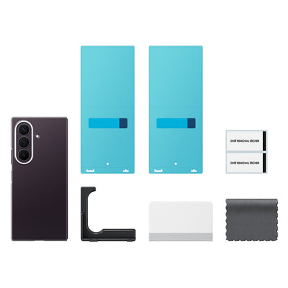 Samsung Clear Case for Samsung Galaxy Z Fold 8 Ultra 0.8 mm + 2 pcs. of anti-reflective film - transparent_4