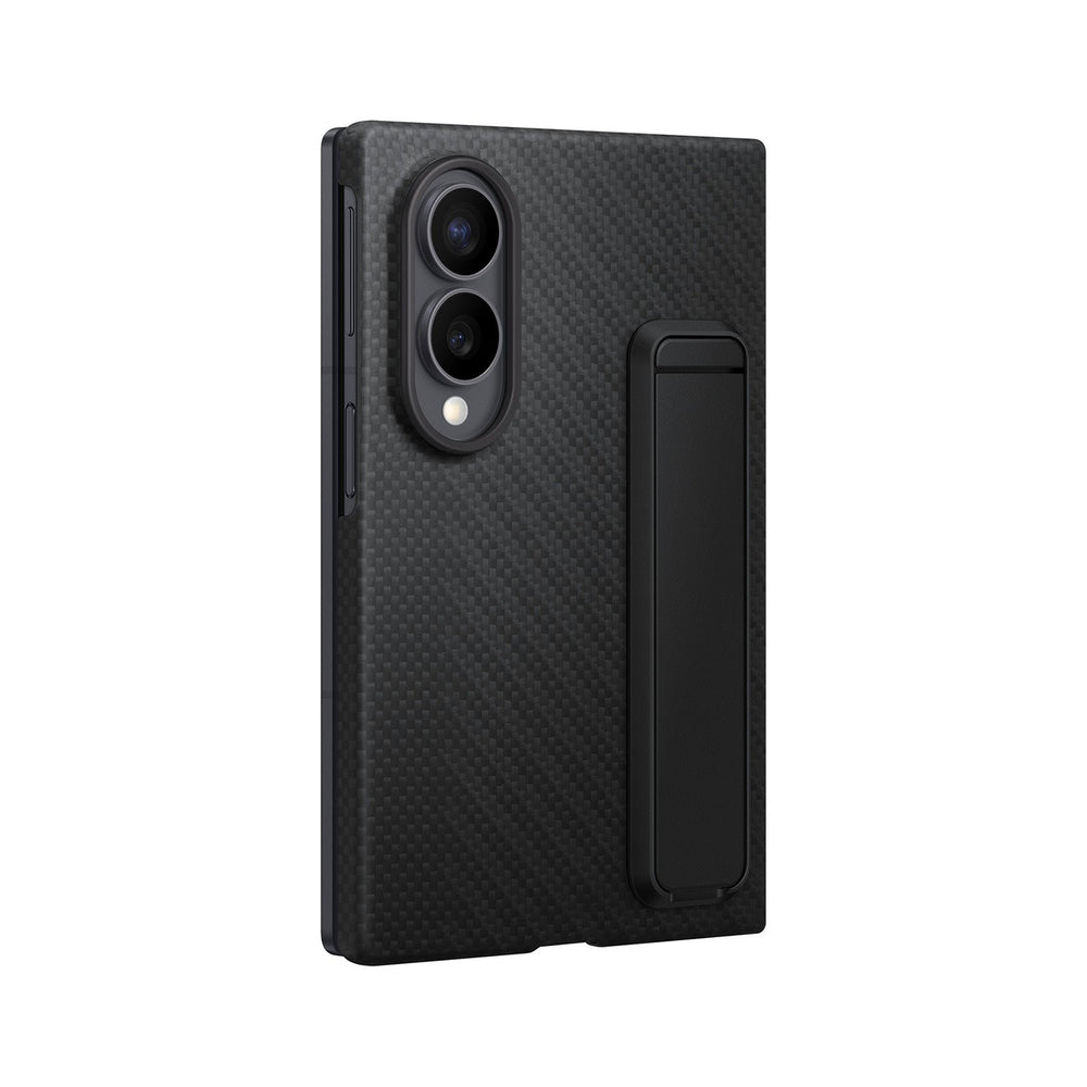 Samsung Carbon Standing Case EF-XF971SBE for Samsung Galaxy Z Fold 8 with stand + 2 anti-reflective films - black_1