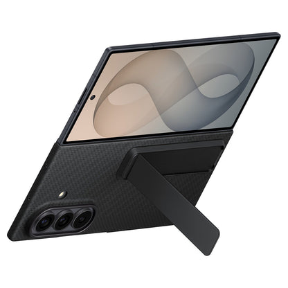 Samsung Carbon Standing Case EF-XF971SBE for Samsung Galaxy Z Fold 8 Ultra with stand + 2 anti-reflective films - black_3