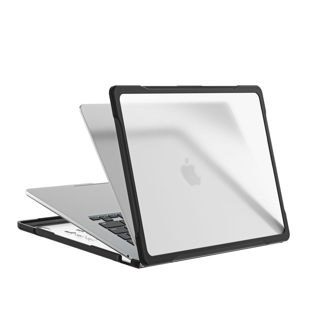 Tech-Protect Velar Case for MacBook Air 15" 2023 / 2024 / 2025 / 2026 - Transparent Black_3