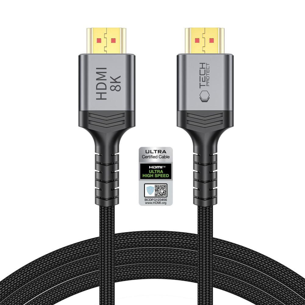 Tech-Protect UltraBoost HDMI 2.1 4K 120HZ / 8K 60HZ cable 200 cm - black_0