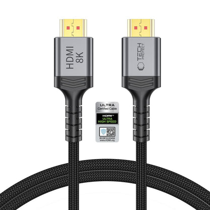 Tech-Protect UltraBoost HDMI 2.1 4K 120HZ / 8K 60HZ cable 100 cm - black_0