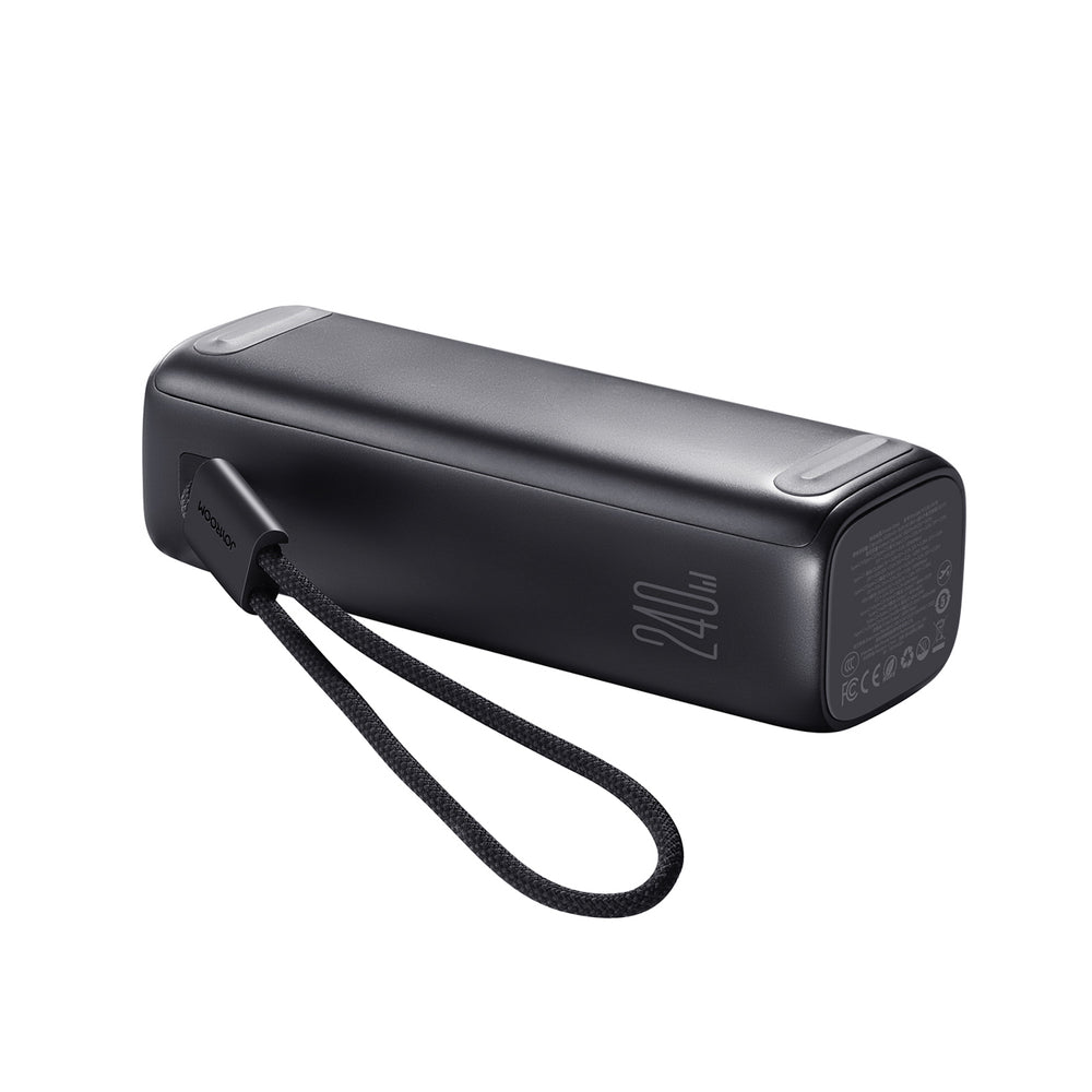 Joyroom PODIX PR70 25000mAh Power Bank up to 240W with Two Built-in USB-C Cables and Two TFT Screens - Gray_4