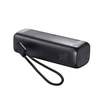 Joyroom PODIX PR70 25000mAh Power Bank up to 240W with Two Built-in USB-C Cables and Two TFT Screens - Gray_4