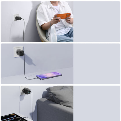 Joyroom JR-TG8 GaN 45W USB-C + USB-A Wall Charger - Black_9