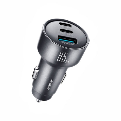 Joyroom JR-CCN19 65W 3-in-1 car charger Dark gray_0