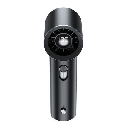 Acefast YF1 Mini Hand Fan with LED Display and Free Airflow Adjustment - Black_1