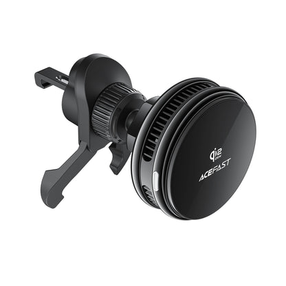 Acefast D66 Magnetic Car Air Vent Mount with Qi2 25W Wireless Charging and Cooling - Black_1