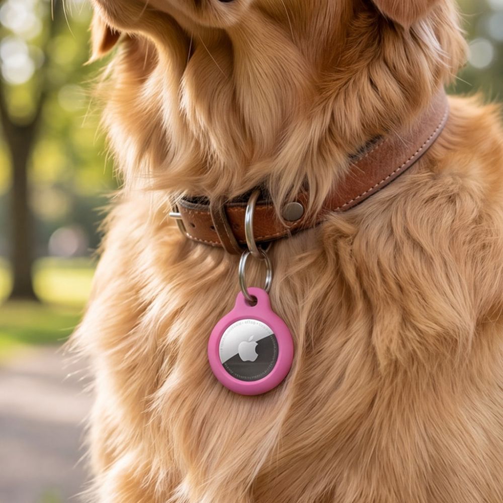 Tech-Protect Rough Case for Apple AirTag 1/2 - Pink_3