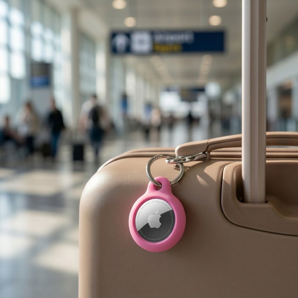 Tech-Protect Rough Case for Apple AirTag 1/2 - Pink_4