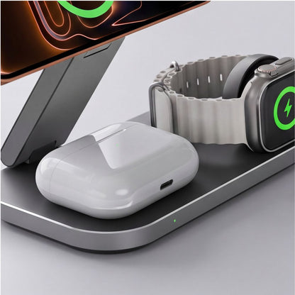Tech-Protect A52 3in1 MagSafe 25W QI2.2 Wireless Charger - Black_8