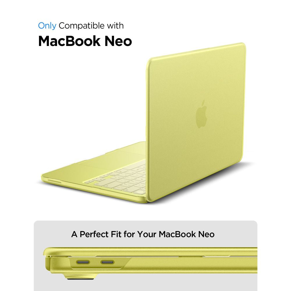 Spigen AirSkin Case for MacBook Neo 13" 2026 - Matte Yellow_5