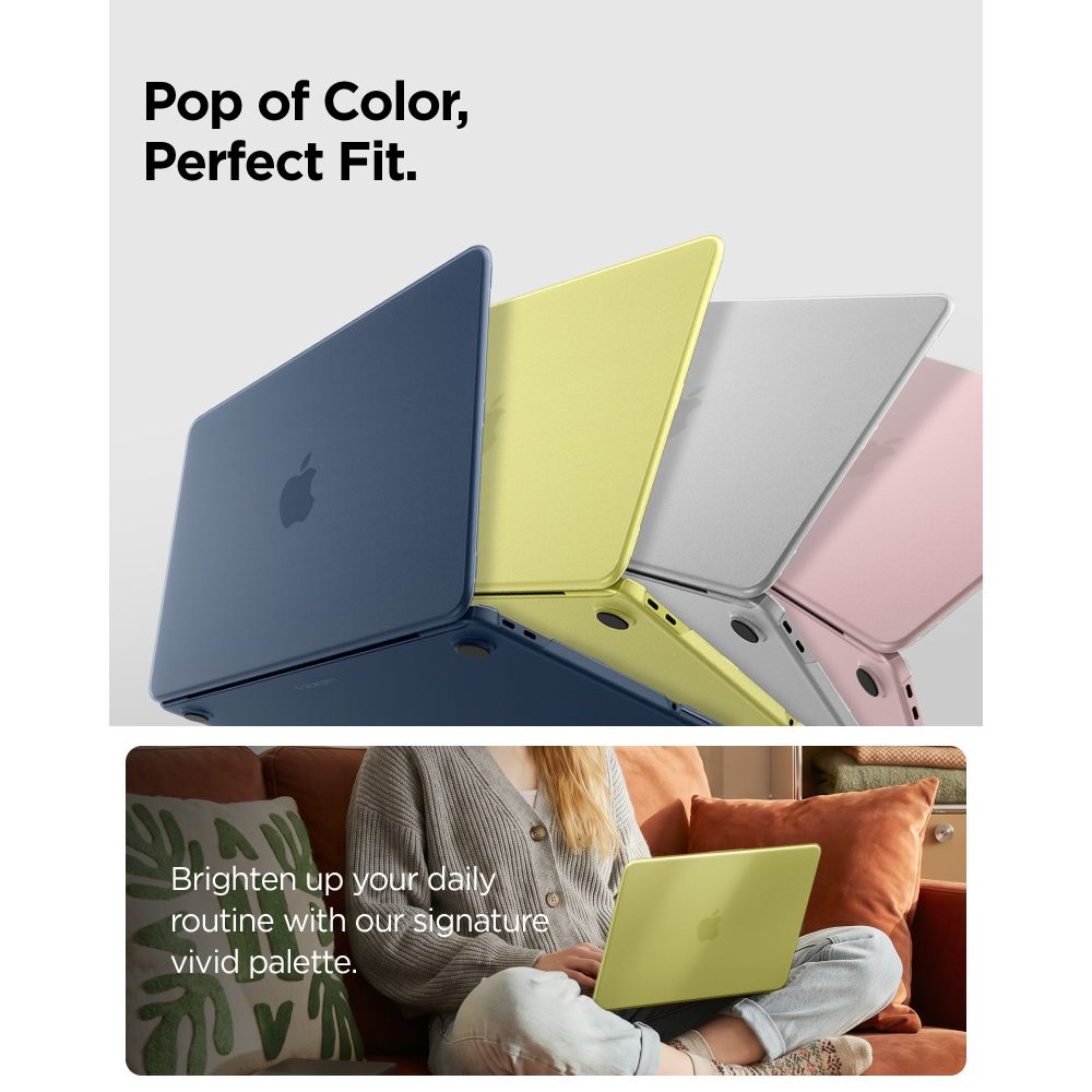 Spigen AirSkin Case for MacBook Neo 13" 2026 - Matte Yellow_6