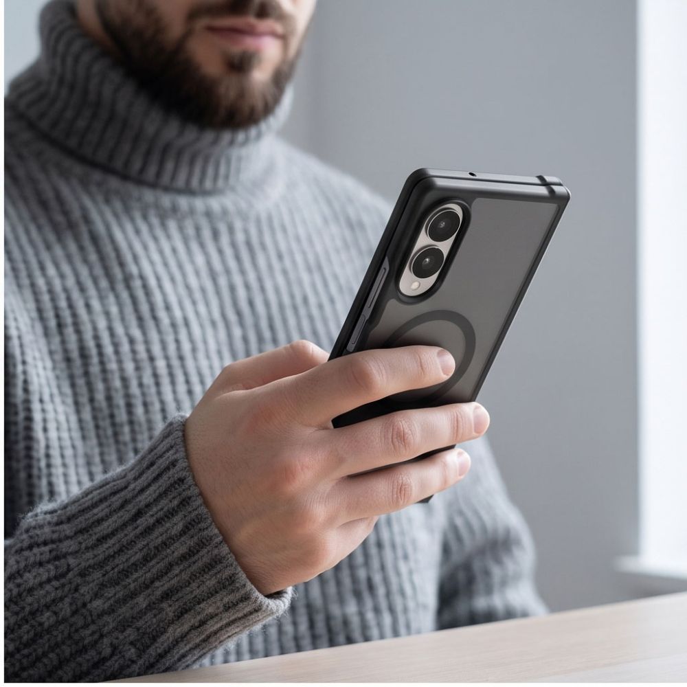 Tech-Protect Magmat MagSafe Case for Samsung Galaxy Z Fold 7 / 8 Ultra - Matte Black_5