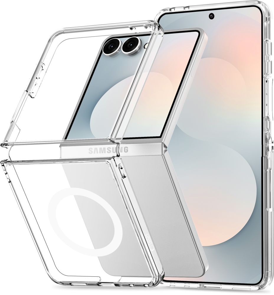 Tech-Protect FlexAir Hybrid MagSafe Case for Samsung Galaxy Z Flip 8 - Transparent_0