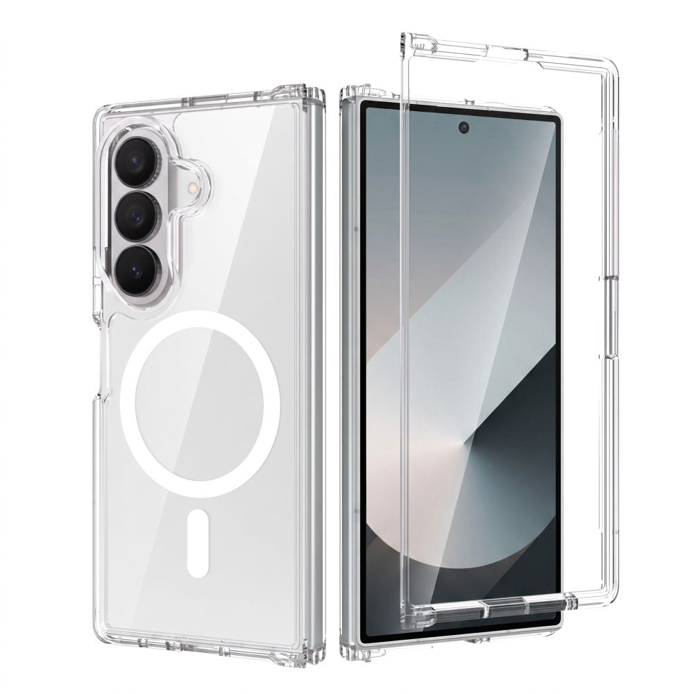 Tech-Protect FlexAir Hybrid MagSafe Case for Samsung Galaxy Z Fold 8 Ultra - Transparent_2