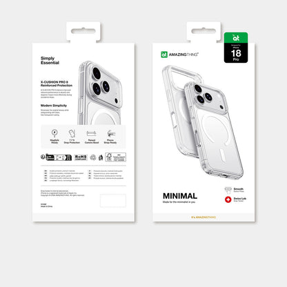 AmazingThing Minimal Mag Drop Proof Case 3 Lens for iPhone 18 Pro with Lanyard Mount, MagSafe Compatible - Clear_7