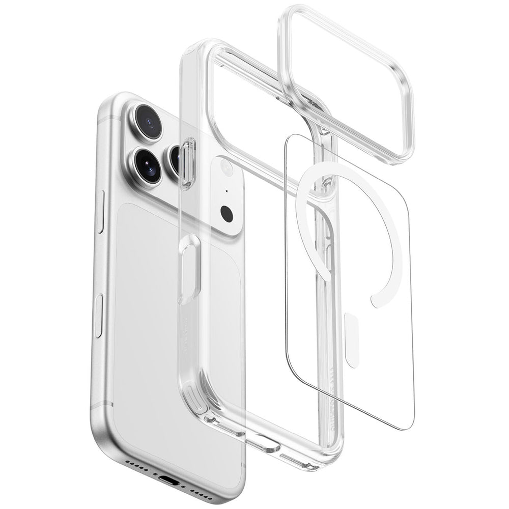 AmazingThing Minimal Mag Drop Proof Case 3 Lens for iPhone 18 Pro with Lanyard Mount, MagSafe Compatible - Clear_8
