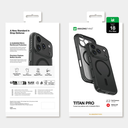 AmazingThing Titan Pro Lens Case for iPhone 18 Pro Max with Camera Cover and Lanyard Mount, Compatible with MagSafe - Black_7