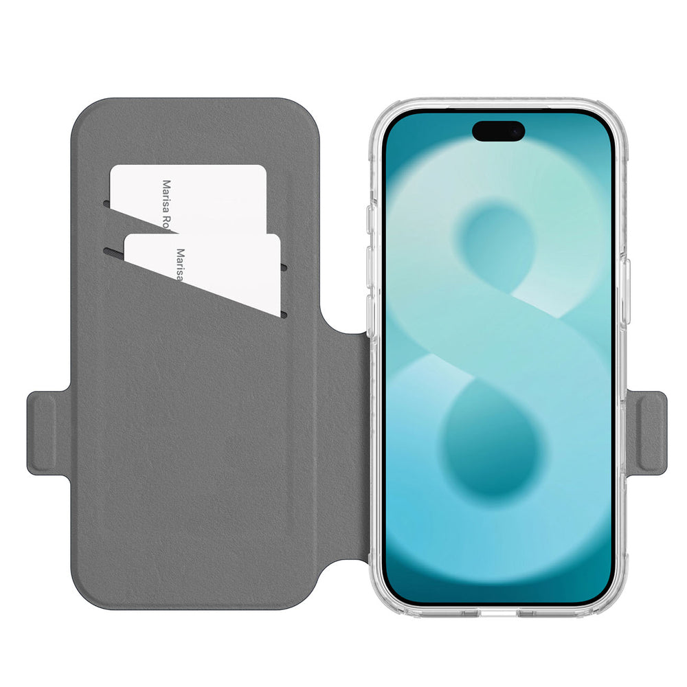 AmazingThing Titan Pro Lens Flip Set Case for iPhone 18 Pro Max with Wallet, MagSafe Compatible - Navy Blue_12