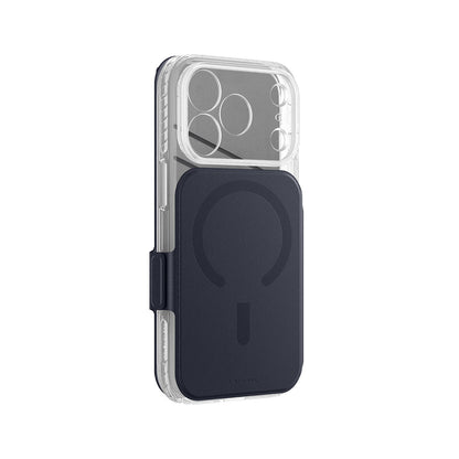 AmazingThing Titan Pro Lens Flip Set Case for iPhone 18 Pro Max with Wallet, MagSafe Compatible - Navy Blue_8