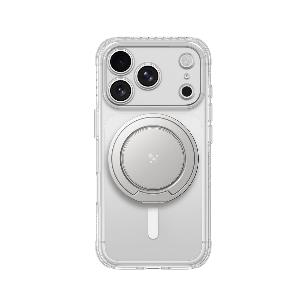 AmazingThing Titan Pro Pop Lens Case for iPhone 18 Pro Max with Camera Cover, Grip and Stand, MagSafe Compatible - Clear/White_5
