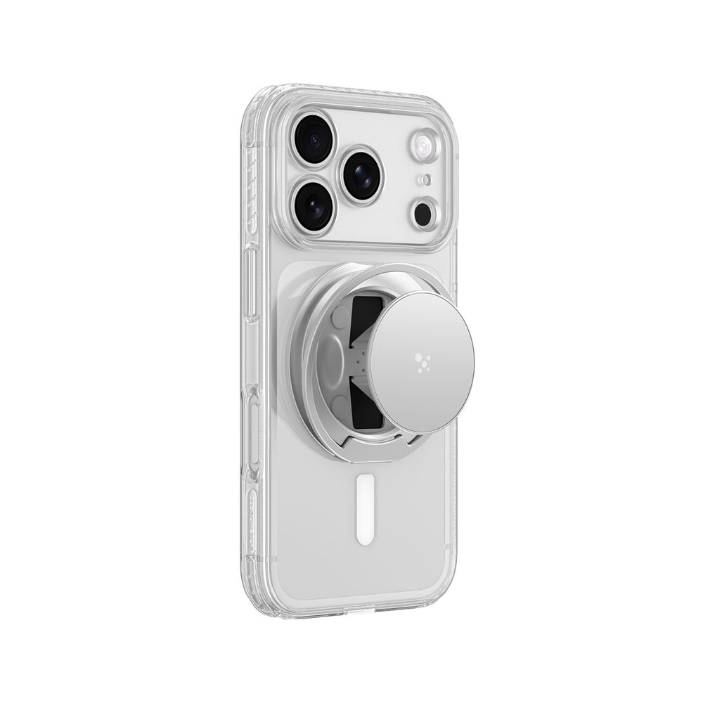 AmazingThing Titan Pro Pop Lens Case for iPhone 18 Pro Max with Camera Cover, Grip and Stand, MagSafe Compatible - Clear/White_6