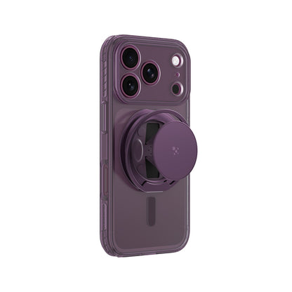 AmazingThing Titan Pro Pop Lens Case for iPhone 18 Pro Max with Camera Cover, Grip and Stand, MagSafe Compatible - Clear/Purple_6