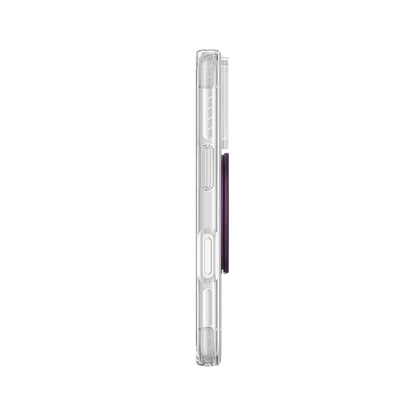 AmazingThing Titan Pro Pop Lens Case for iPhone 18 Pro Max with Camera Cover, Grip and Stand, MagSafe Compatible - Clear/Purple_1