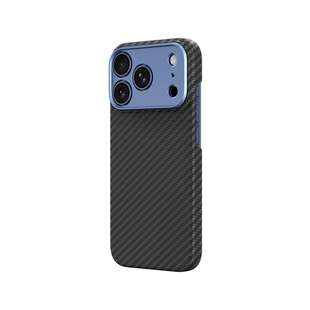 AmazingThing Titan Max Lens Case for iPhone 18 Pro Max Aramid Fiber with Camera Cover, MagSafe Compatible - Blue_1